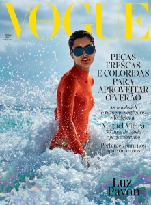 Luz Pavon covers Vogue Portugal August 2017 by Enrique Badulescu