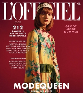 Peyton Knight covers L’Officiel Netherlands September 2017 by Guy Lowndes