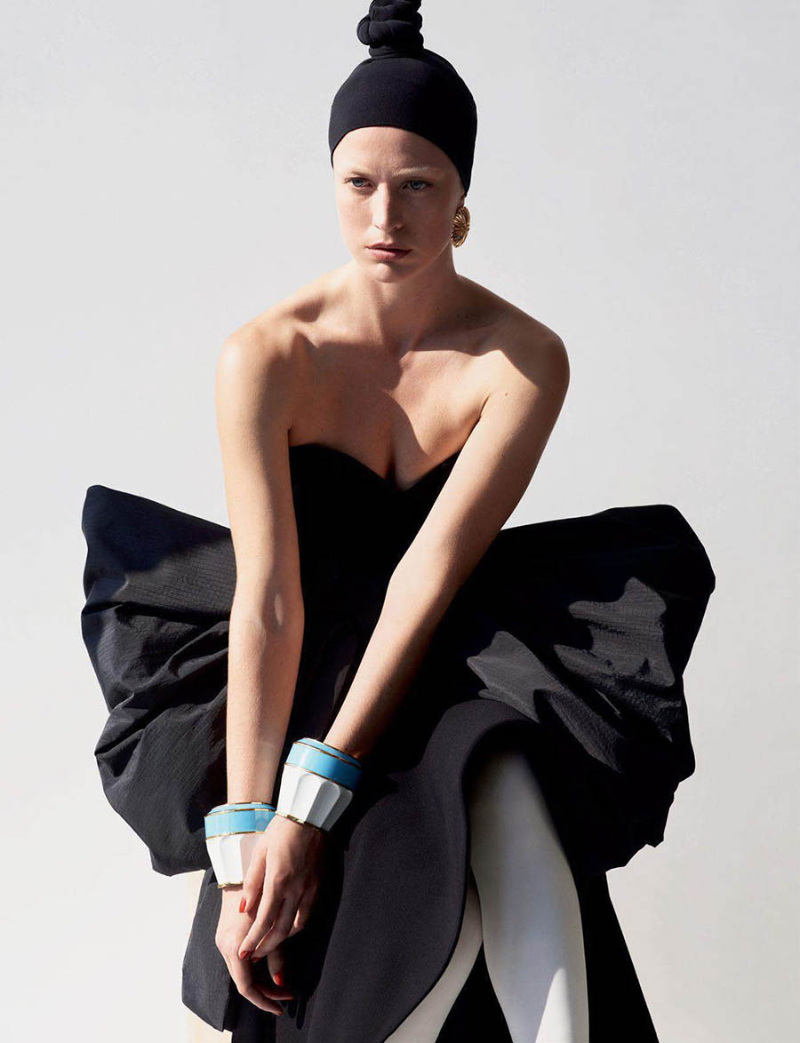 Raquel Zimmermann by Mikael Jansson for Vogue Paris September 2017