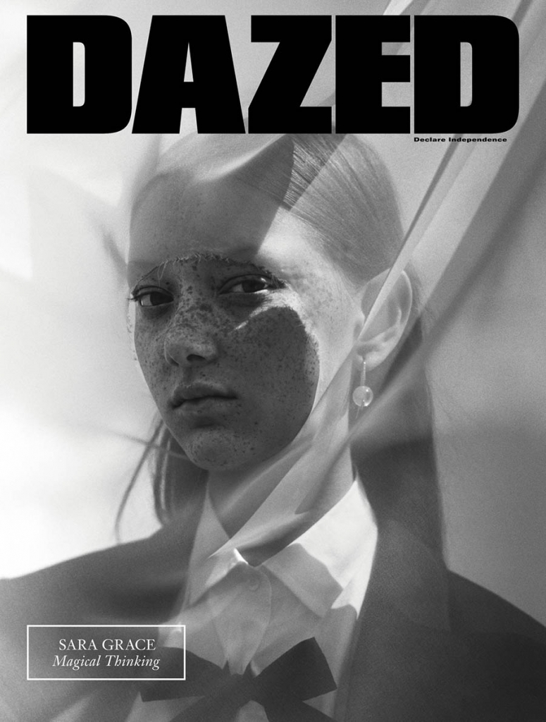 Sara Grace Wallerstedt covers Dazed & Confused Autumn 2017 by Jack Davison