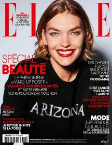 Arizona Muse covers Elle France September 2017 by Liz Collins