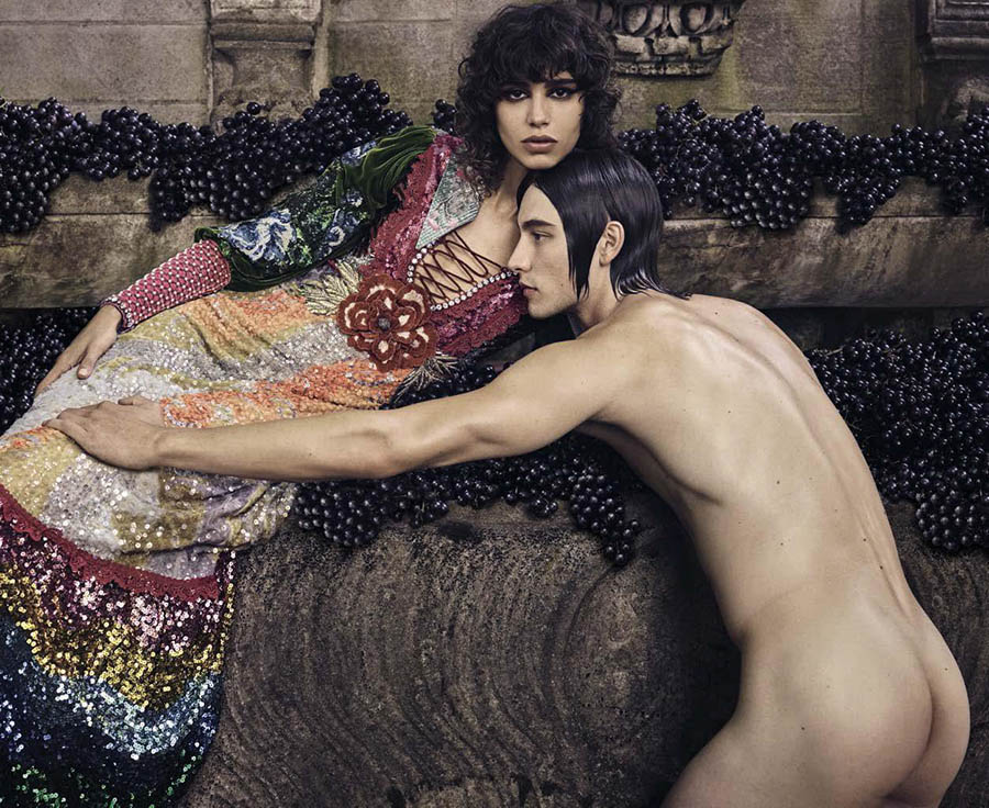 Mica Argañaraz by Luigi & Iango for Vogue Italia September 2017
