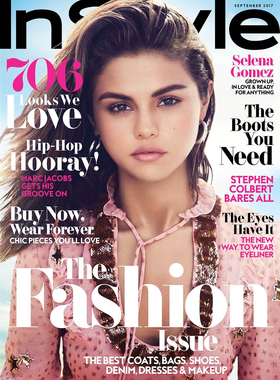 Selena Gomez covers Instyle US September 2017 by Phil Poynter
