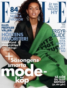 Nikita Wiorek covers Elle Sweden October 2017 by Jimmy Backius