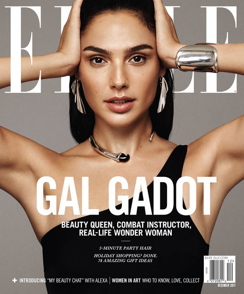 Gal Gadot covers Elle US December 2017 by Paola Kudacki