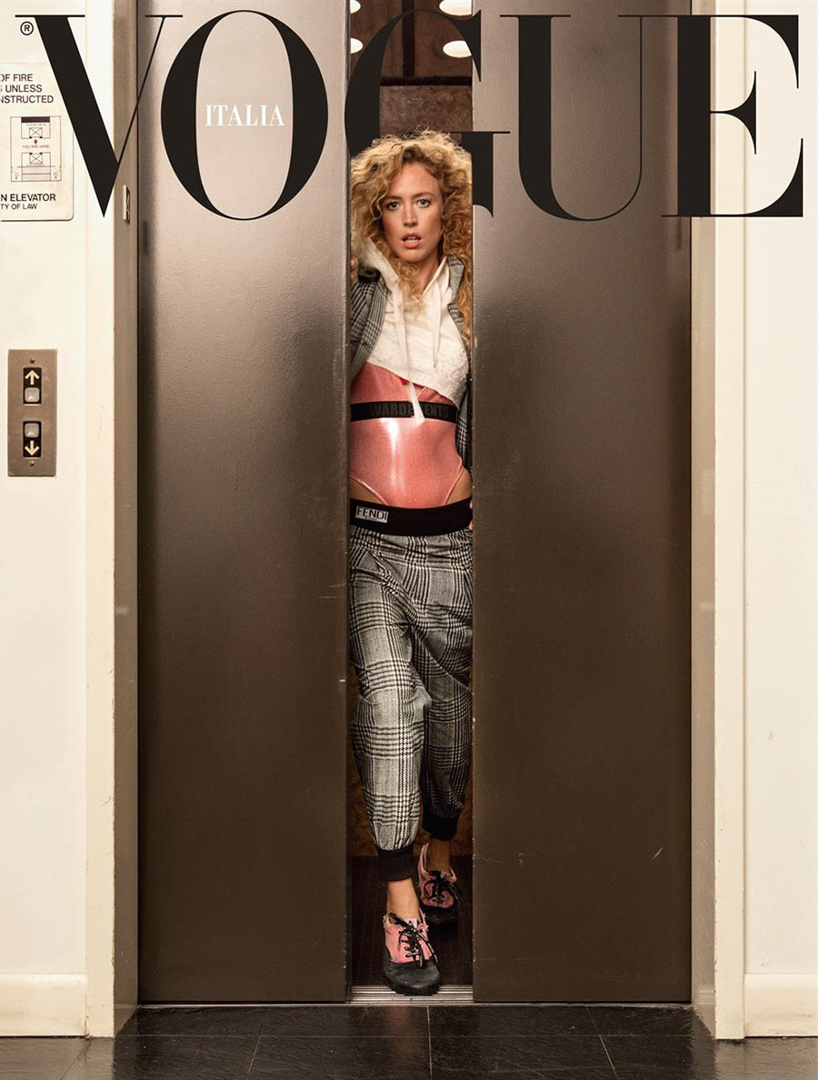 Raquel Zimmermann covers Vogue Italia November 2017 by Inez and Vinoodh
