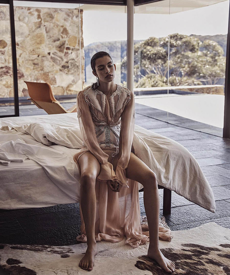 Zoe Barnard by Nicole Bentley for Vogue Australia November 2017