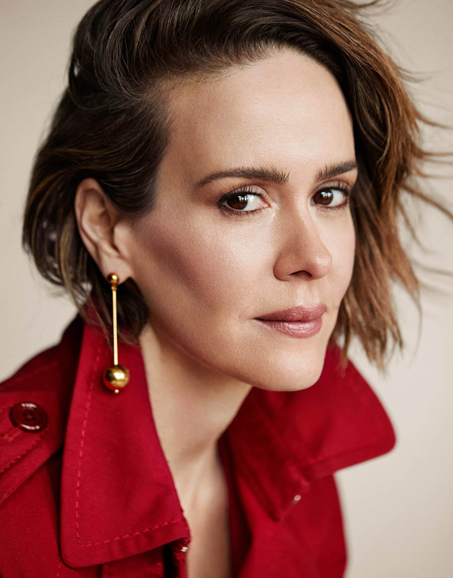 Sarah Paulson covers The Edit December 7th, 2017 by Victor Demarchelier