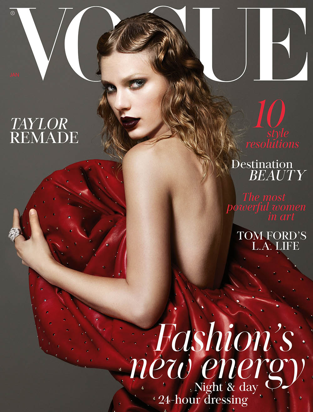Taylor Swift covers British Vogue January 2018 by Mert & Marcus