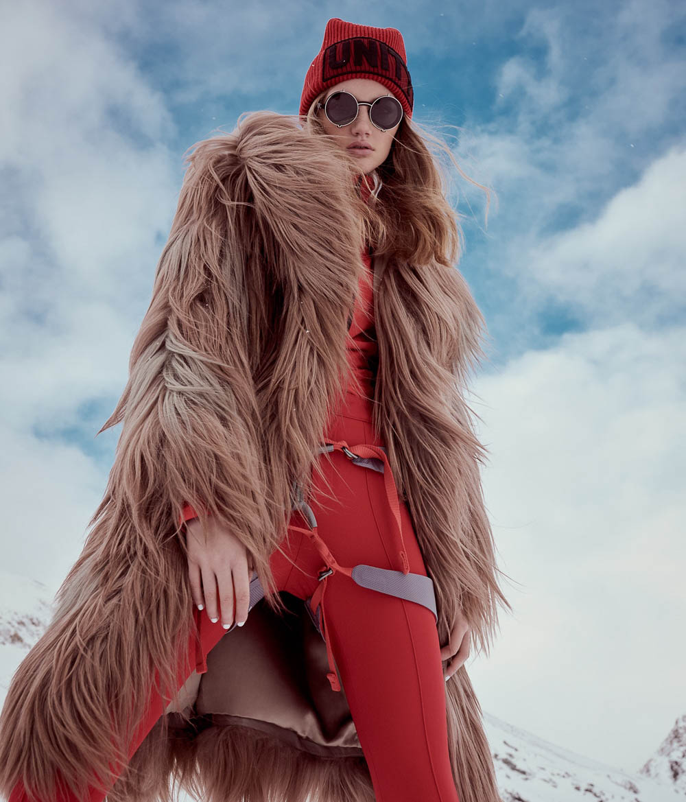 Anna Konecna covers Harper’s Bazaar Czech January 2018 by Andreas Ortner
