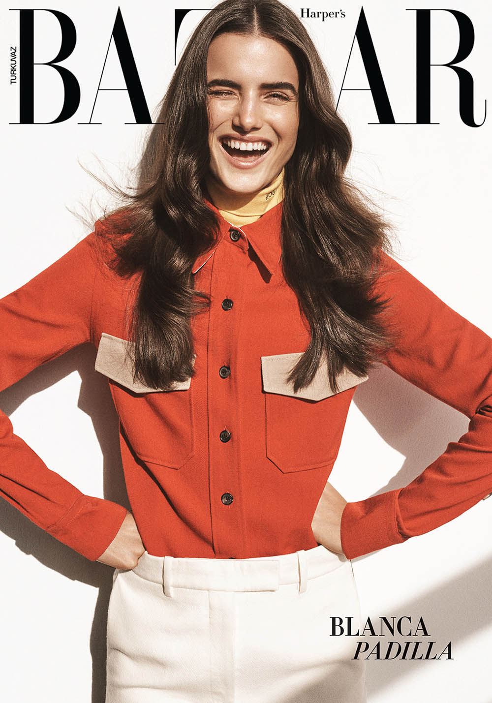 Blanca Padilla covers Harper’s Bazaar Turkey January 2018 by Tom Schirmacher