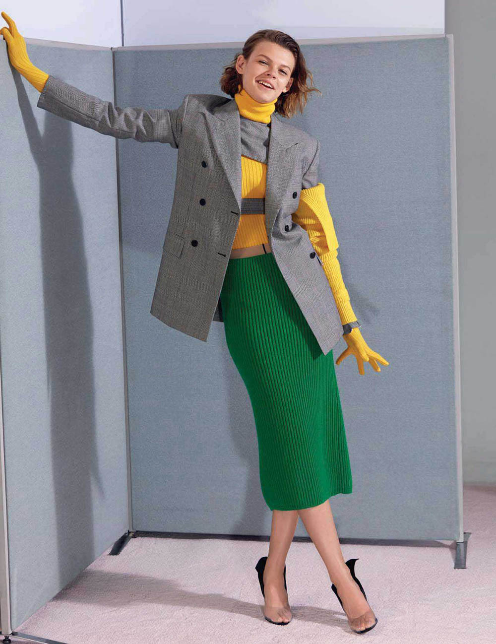 Cara Taylor covers Vogue China January 2018 by Roe Ethridge