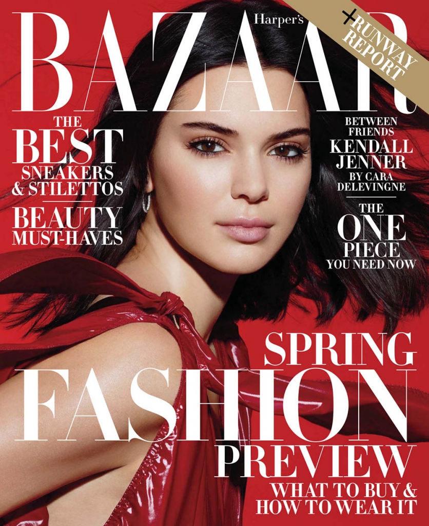 Kendall Jenner covers Harper’s Bazaar US February 2018 by Sølve Sundsbø