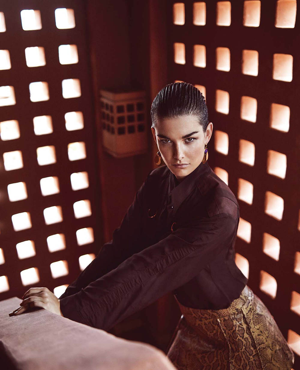 Ophelie Guillermand by Marcin Tyszka for Harper’s Bazaar US February 2018