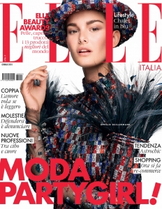 Ophelie Guillermand covers Elle Italia January 2018 by Alexei Hay