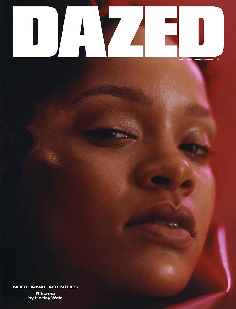 Rihanna covers Dazed Magazine Winter 2017 by Harley Weir