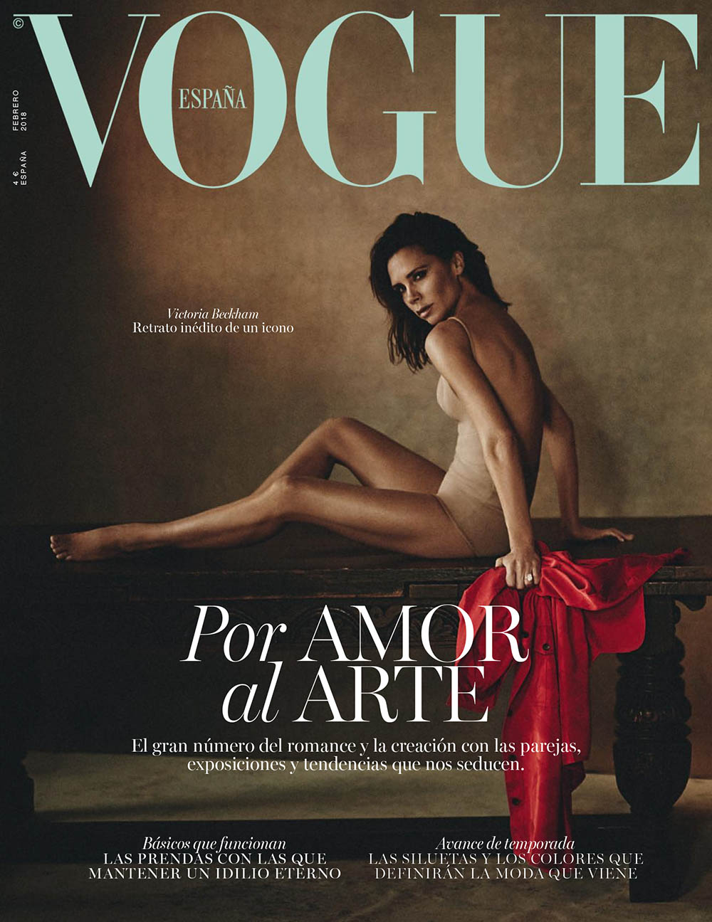 Victoria Beckham covers Vogue Spain February 2018 by Boo George