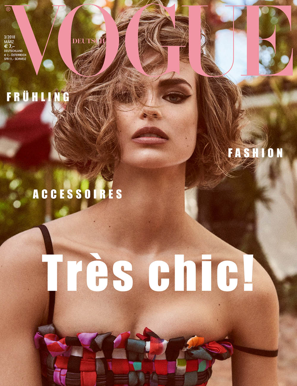 Birgit Kos covers Vogue Germany March 2018 by Giampaolo Sgura