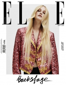 Jean Campbell covers Elle Russia March 2018 by Philip Gay