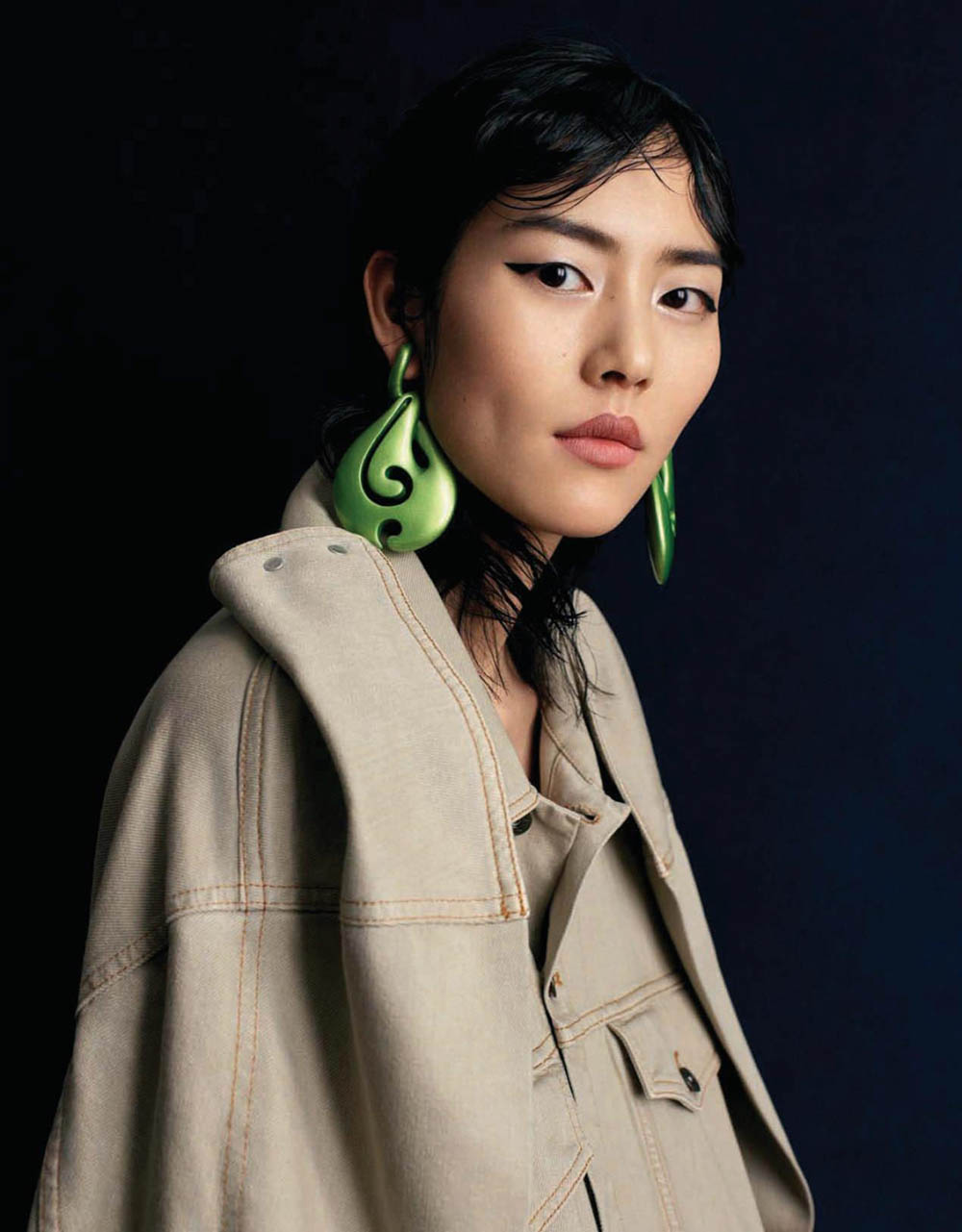 Liu Wen covers Vogue China March 2018 by Ben Toms