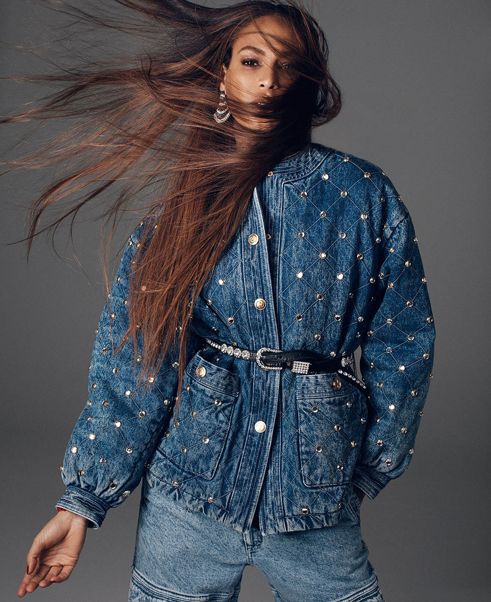 Joan Smalls by Alexi Lubomirski for Elle US April 2018
