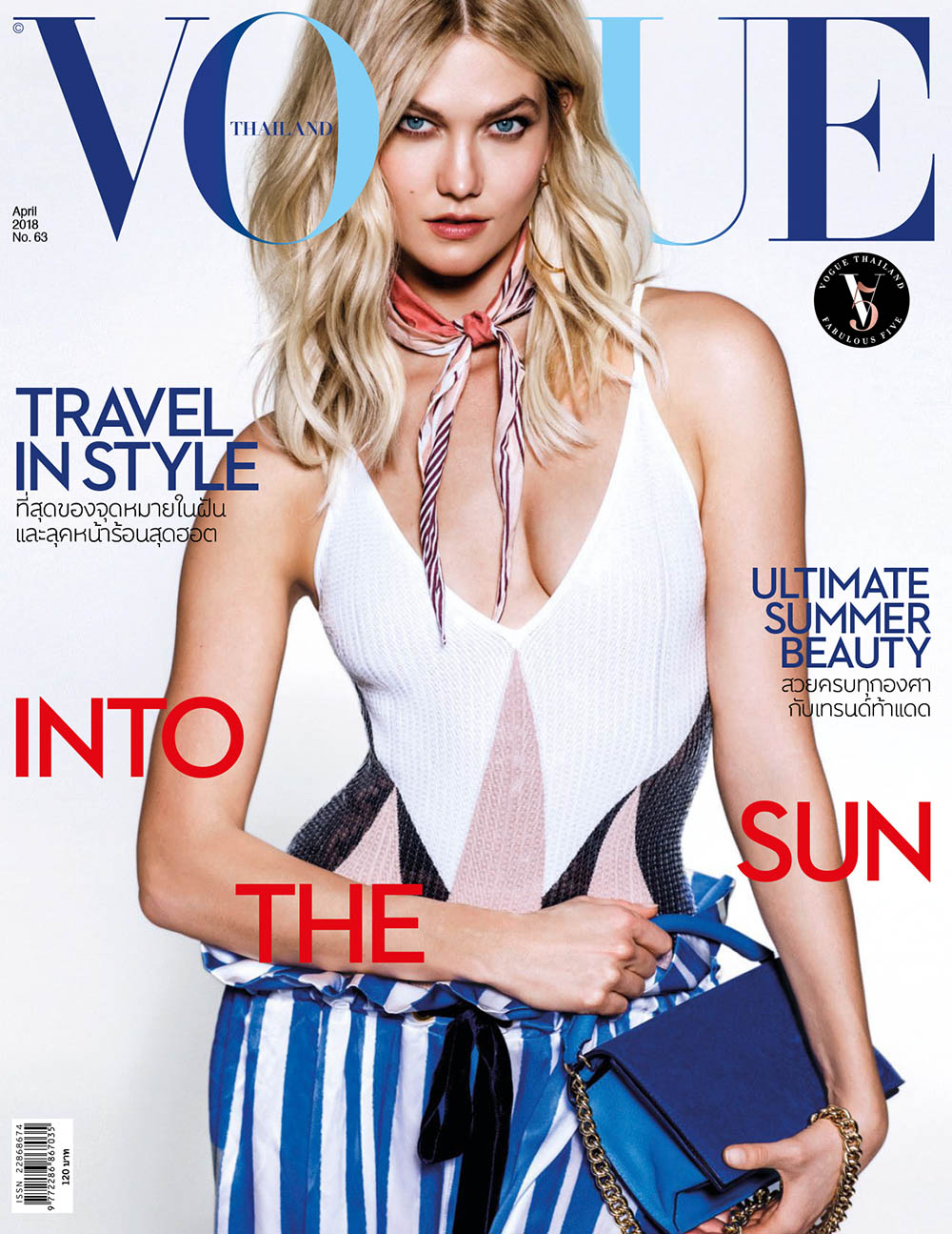 Karlie Kloss covers Vogue Thailand April 2018 by Russell James