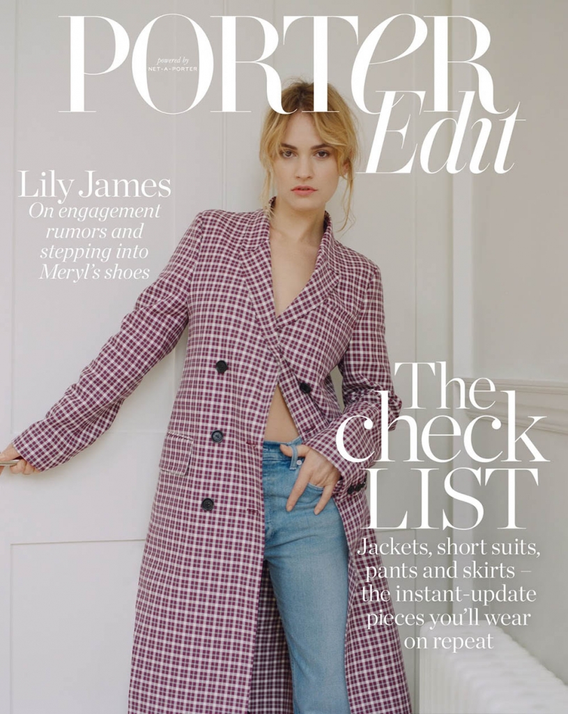 Lily James covers Porter Edit April 13th, 2018 by Alexander Saladrigas