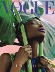 Debra Shaw covers Vogue Portugal May 2018 by Dan Beleiu