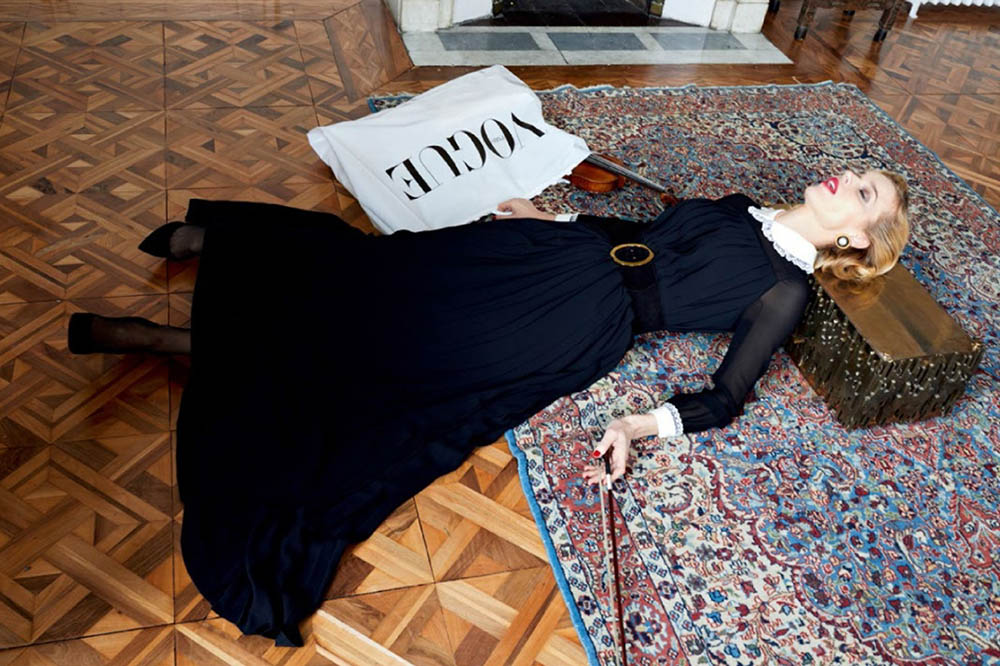 Eva Herzigova by Juergen Teller for Vogue Paris May 2018