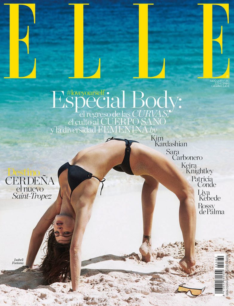 Isabeli Fontana covers Elle Spain May 2018 by Xavi Gordo