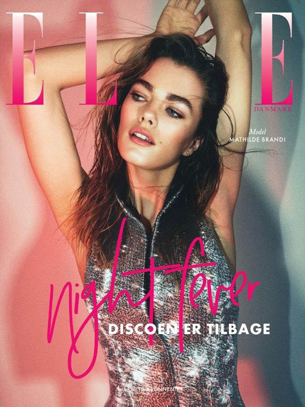 Mathilde Brandi covers Elle Denmark May 2018 by Asger Mortensen