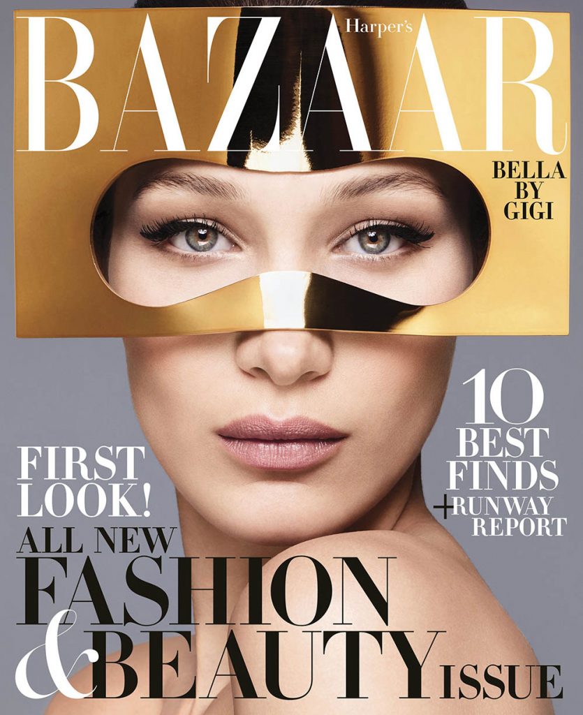 Bella Hadid covers Harper’s Bazaar US June 2018 by Sølve Sundsbø