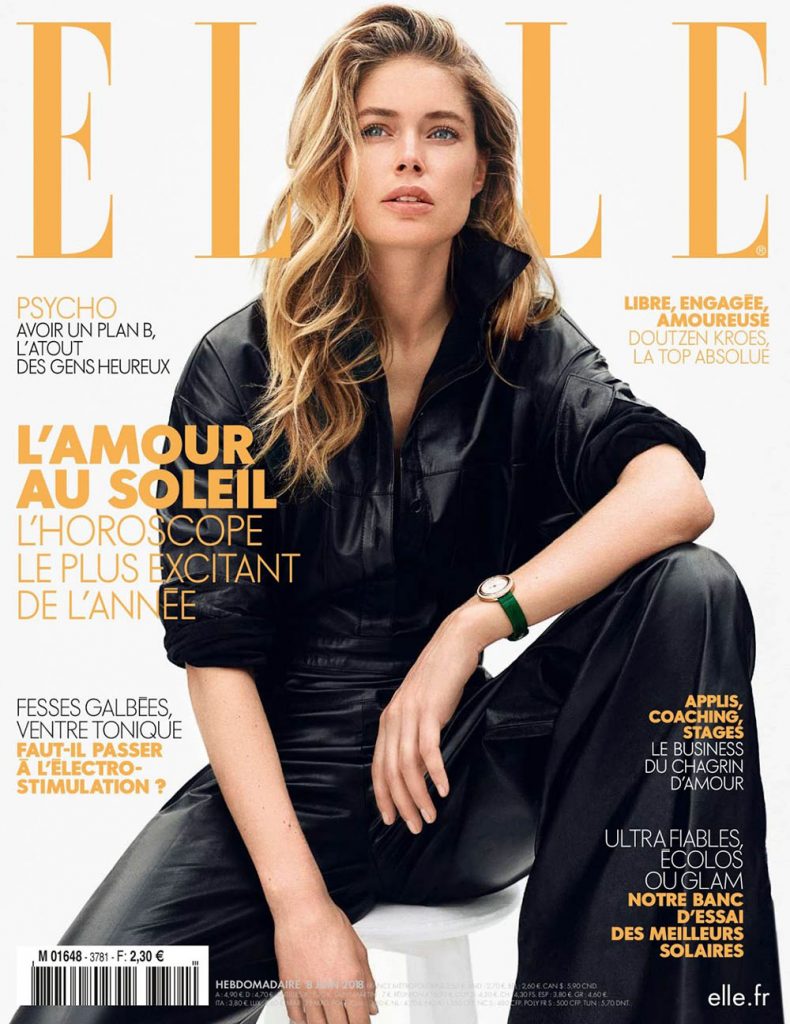 Doutzen Kroes covers Elle France June 8th, 2018 by Duy Vo