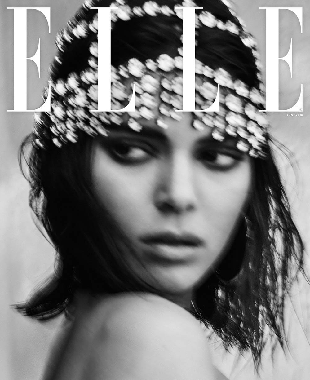 Kendall Jenner covers Elle US June 2018 by Chris Colls