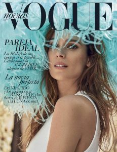 Mar Saura covers Vogue Novias Mexico Summer 2018 by Xavi Gordo