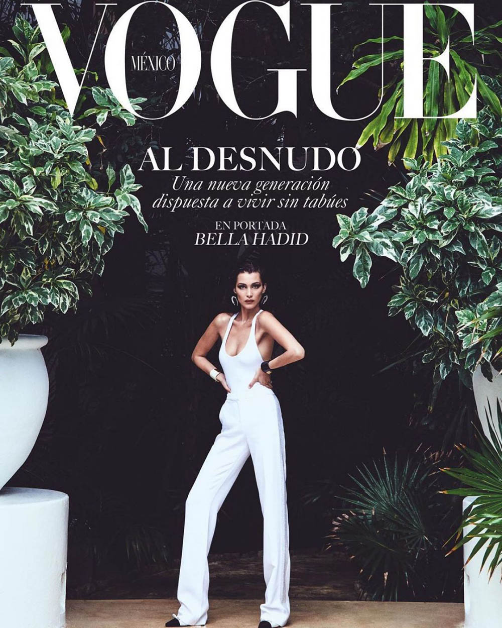 Bella Hadid covers Vogue Mexico July 2018 by Chris Colls