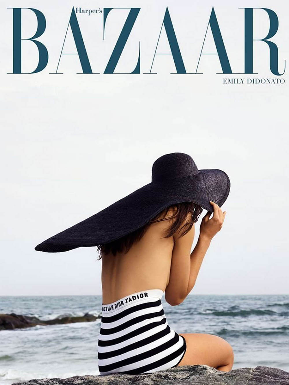 Emily DiDonato covers Harper’s Bazaar Greece July 2018 by Yulia Gorbachenko