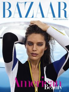 Emily DiDonato covers Harper’s Bazaar Greece July 2018 by Yulia Gorbachenko