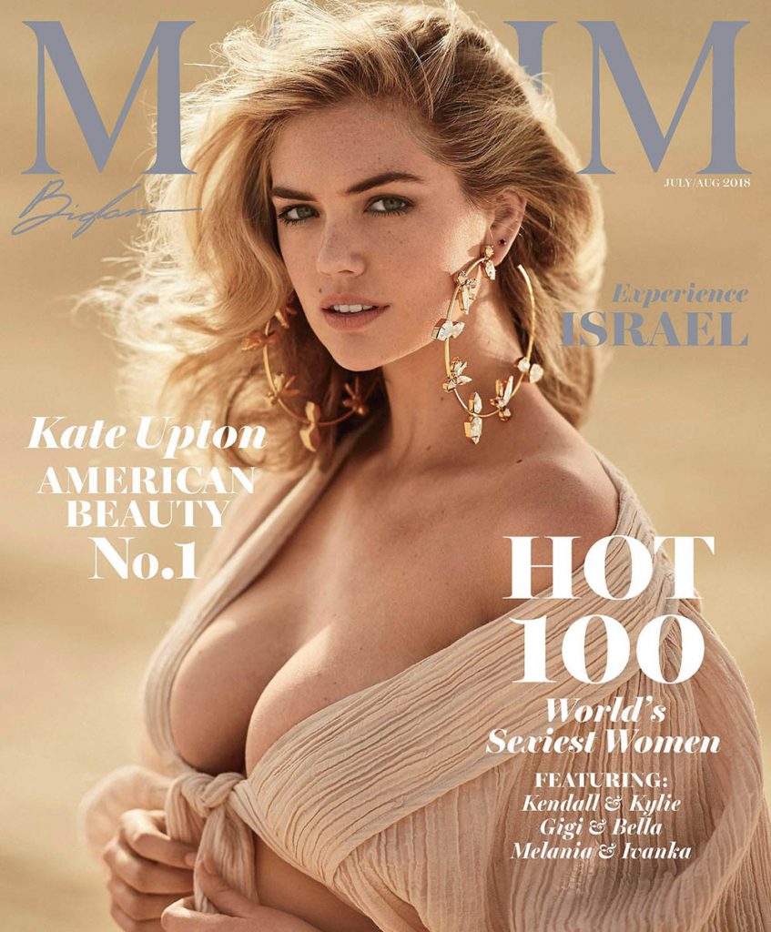 Kate Upton covers Maxim US July August 2018 by Gilles Bensimon