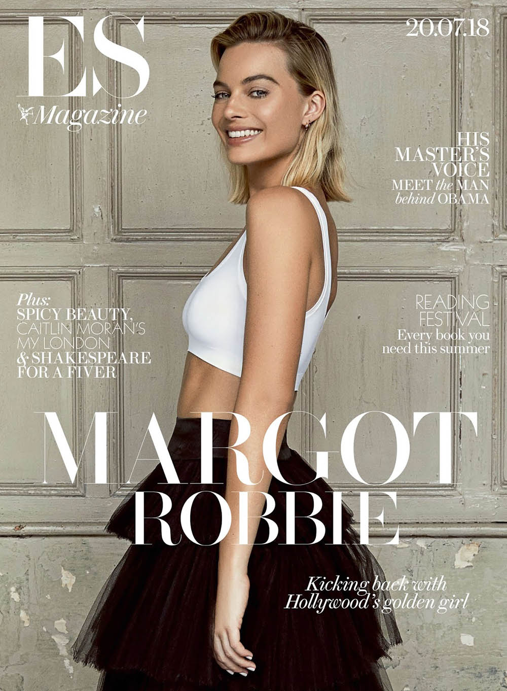 Margot Robbie covers ES Magazine July 20th, 2018 by Max Papendieck