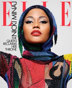 Nicki Minaj covers Elle US July 2018 by Karl Lagerfeld