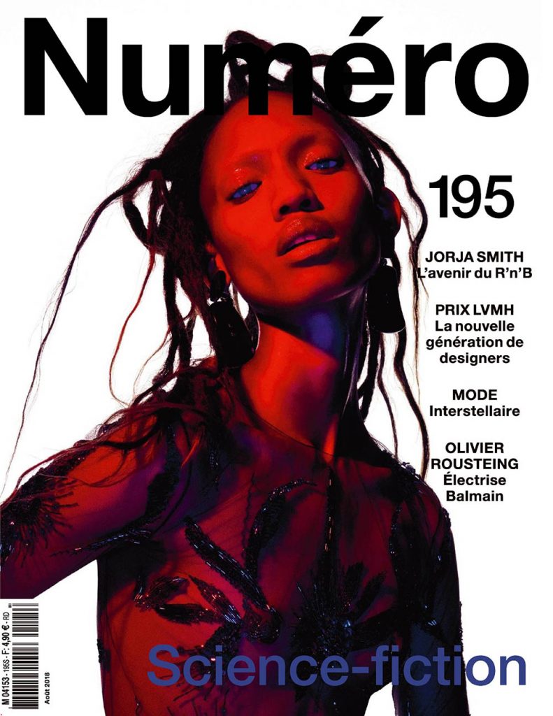 Adesuwa Aighewi covers Numéro August 2018 by Daniel Sannwald