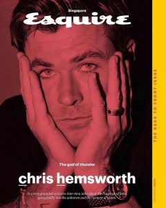 Chris Hemsworth covers Esquire Singapore August 2018 by Zhong Lin