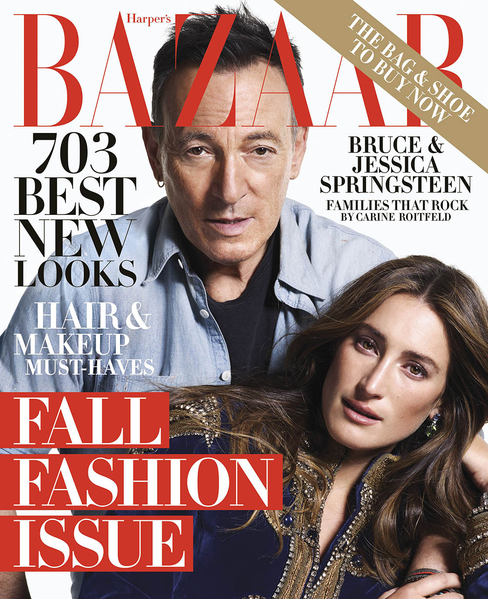 Music icons pose with their kids for Harper’s Bazaar US September 2018 by Mario Sorrenti