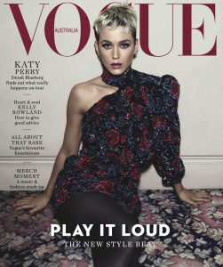Katy Perry covers Vogue Australia August 2018 by Emma Summerton