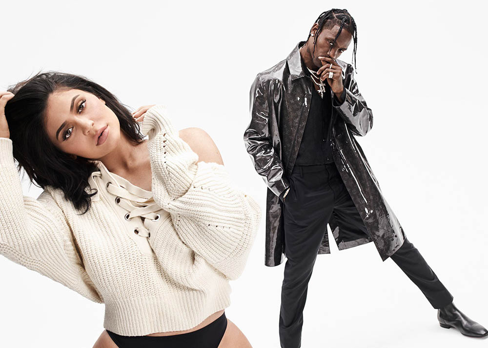 Kylie Jenner and Travis Scott cover GQ USA August 2018 by Paola Kudacki
