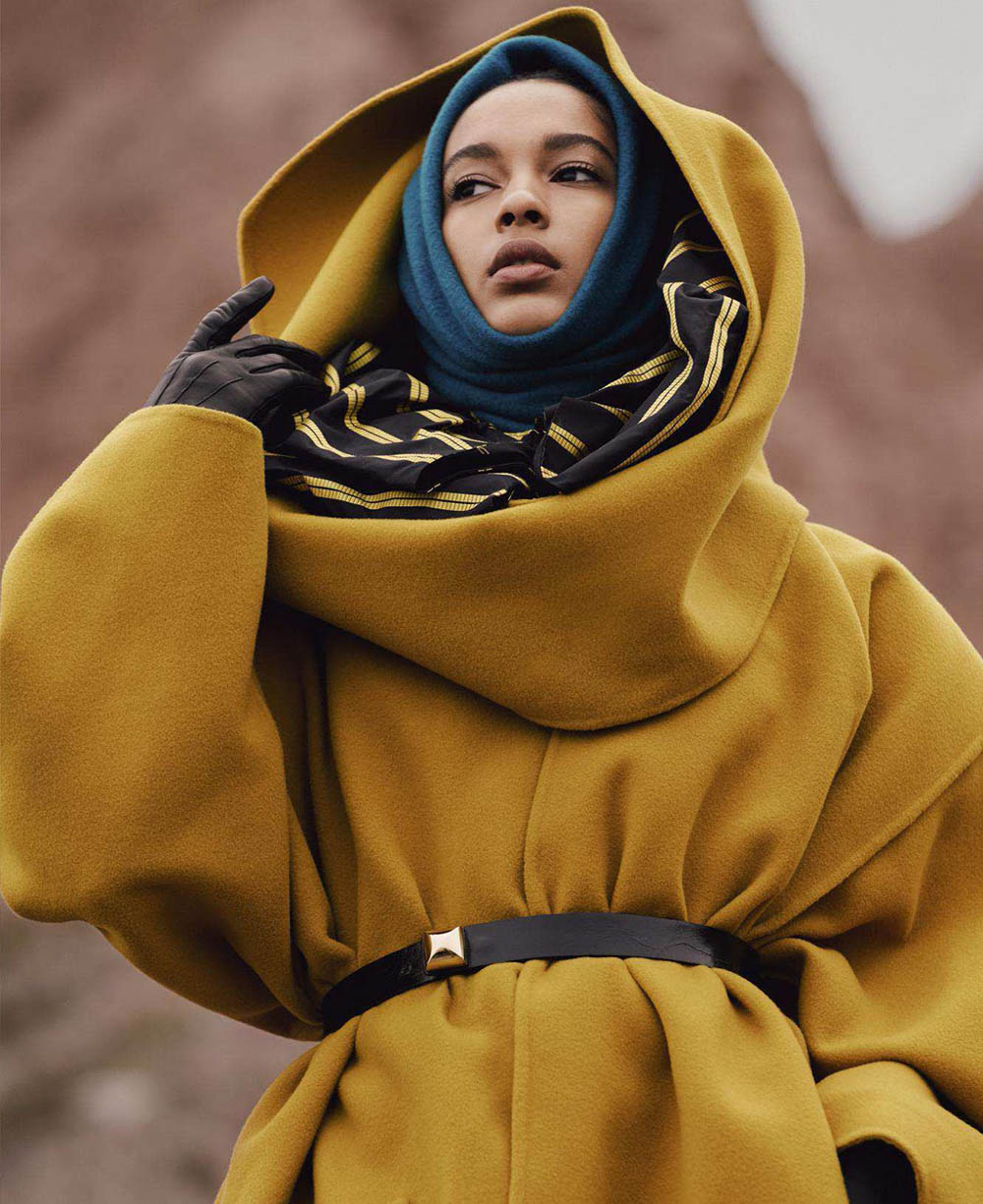 Luisana Gonzalez by Sebastian Kim for Elle US August 2018
