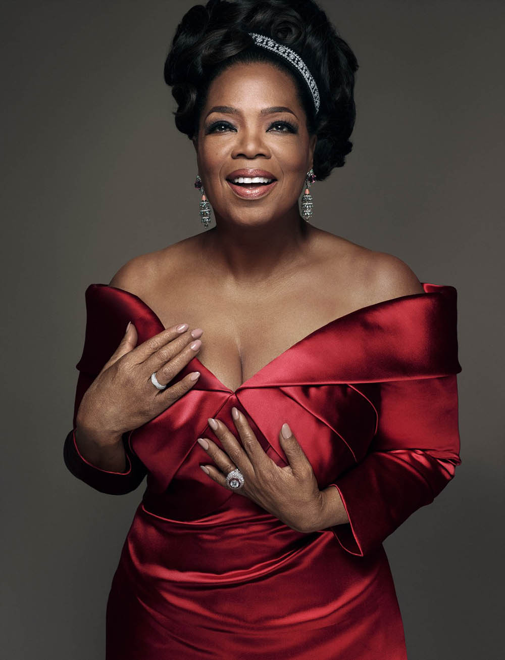 Oprah Winfrey covers British Vogue August 2018 by Mert & Marcus