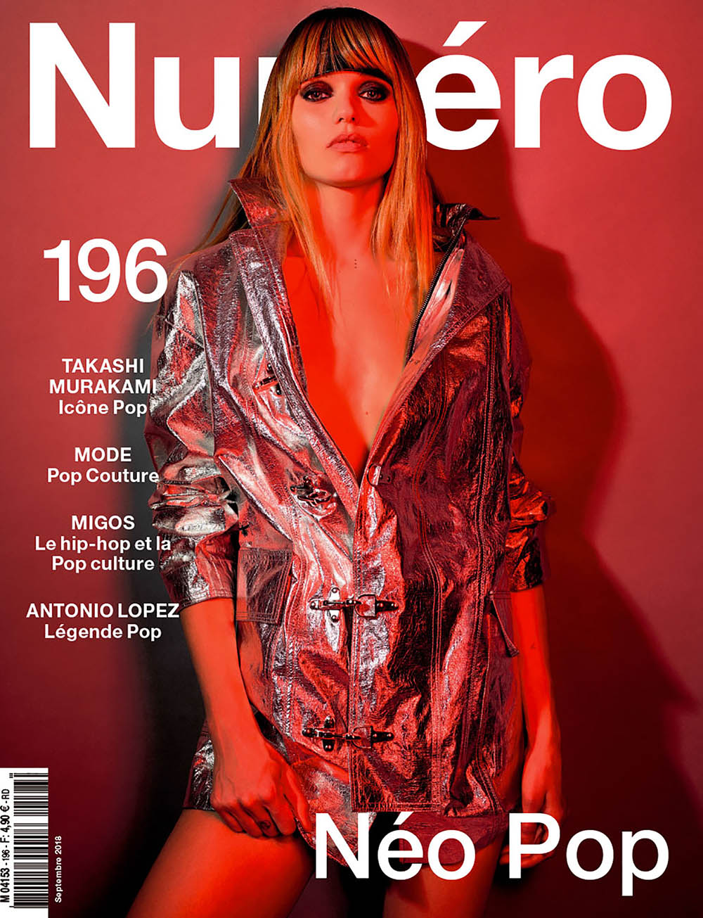Abbey Lee Kershaw and Jamie Bochert cover Numéro September 2018 by Jean-Baptiste Mondino