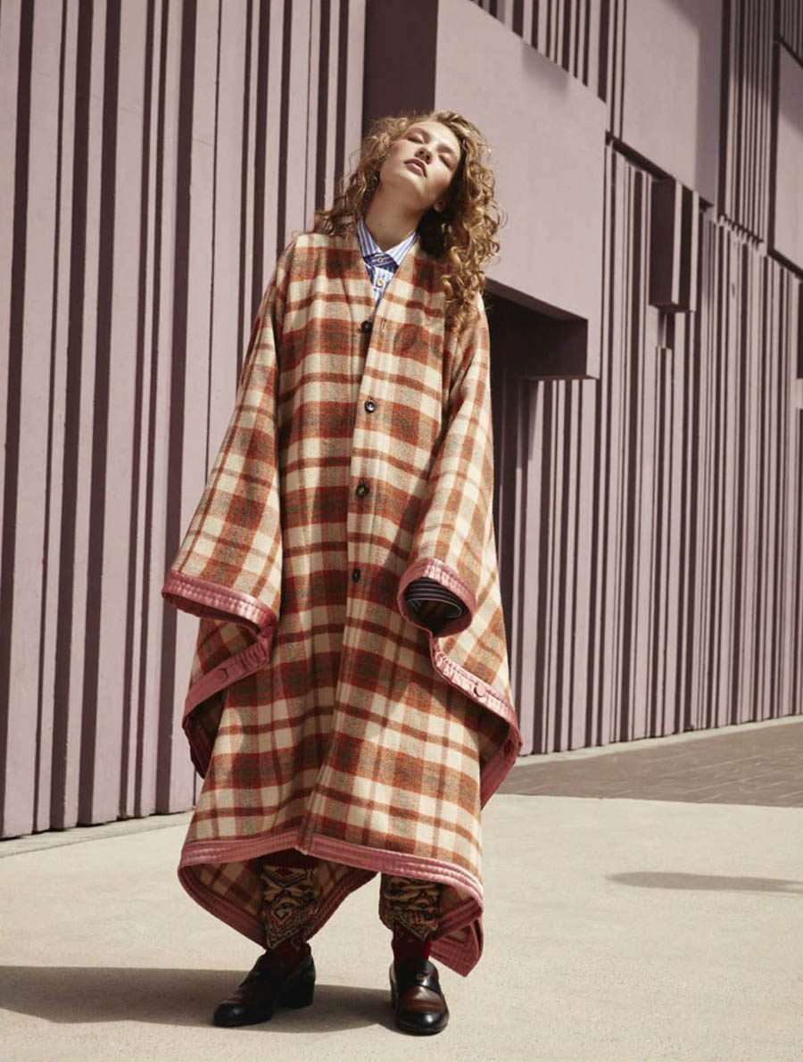 Agnes Akerlund by Lydia Gorges for Elle Russia September 2018